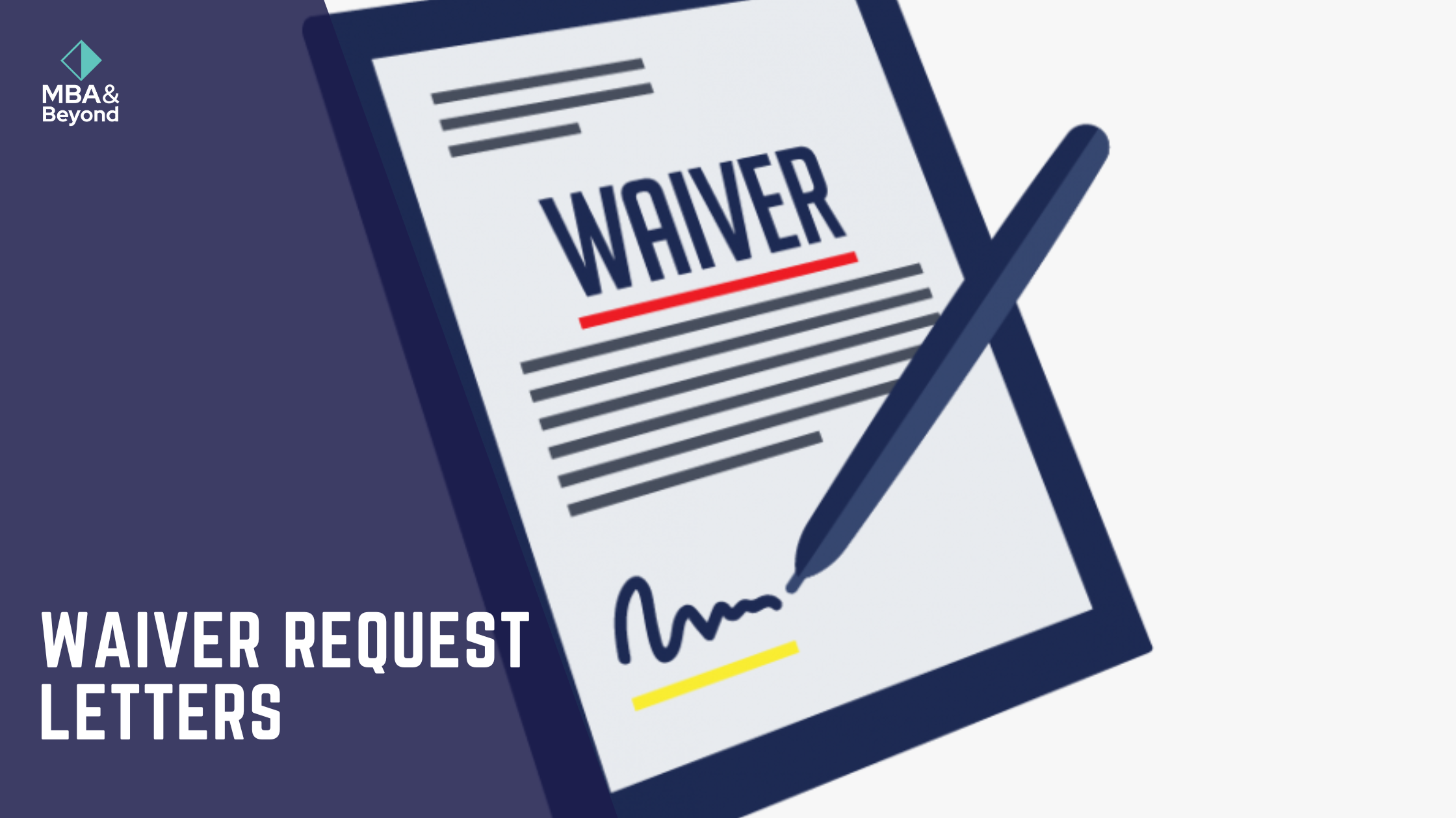 GMAT Waiver Request Letters