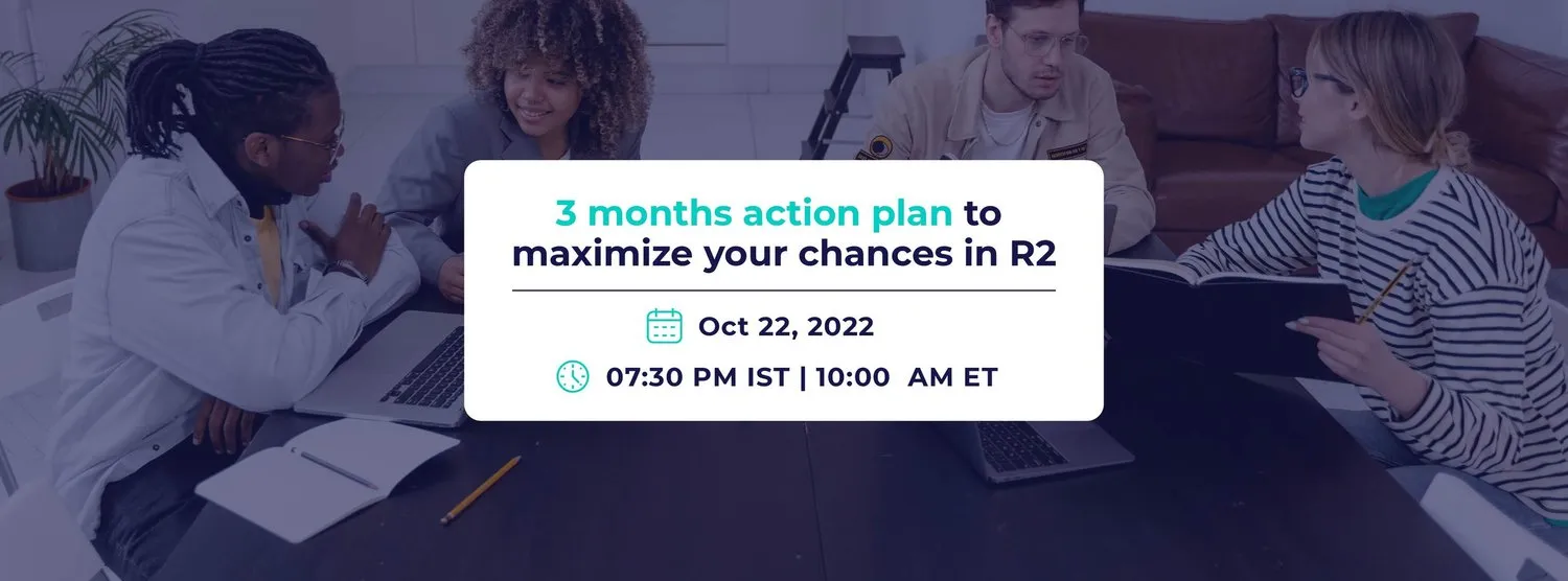 3-MONTH ACTION PLAN TO ACE R2 ADMISSIONS!