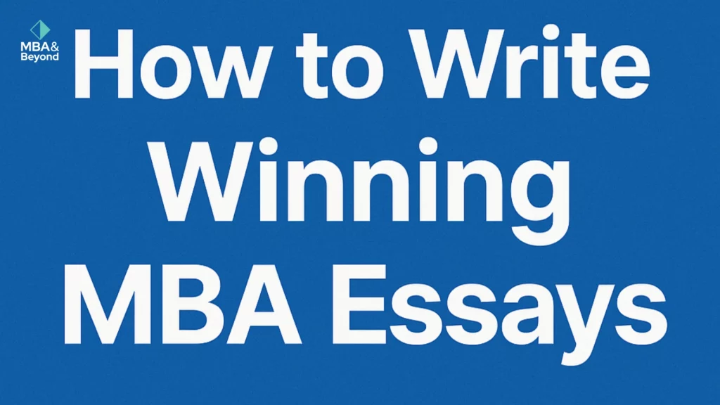 MBA Essays Examples