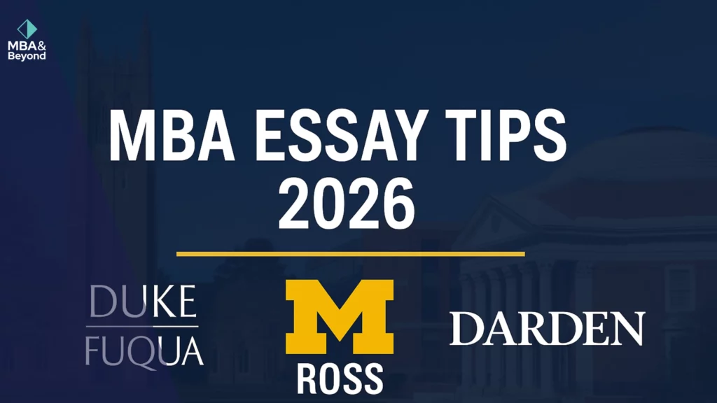 MBA Essay Tips 2026