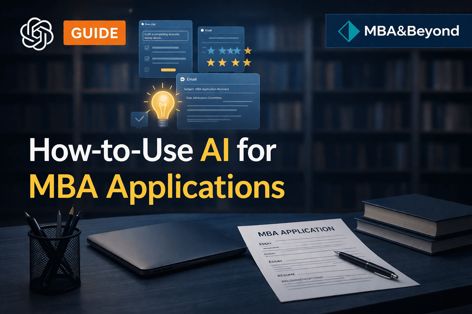 The Honest Truth About Using AI for Your MBA Application (From Experts Who’ve Seen It All)