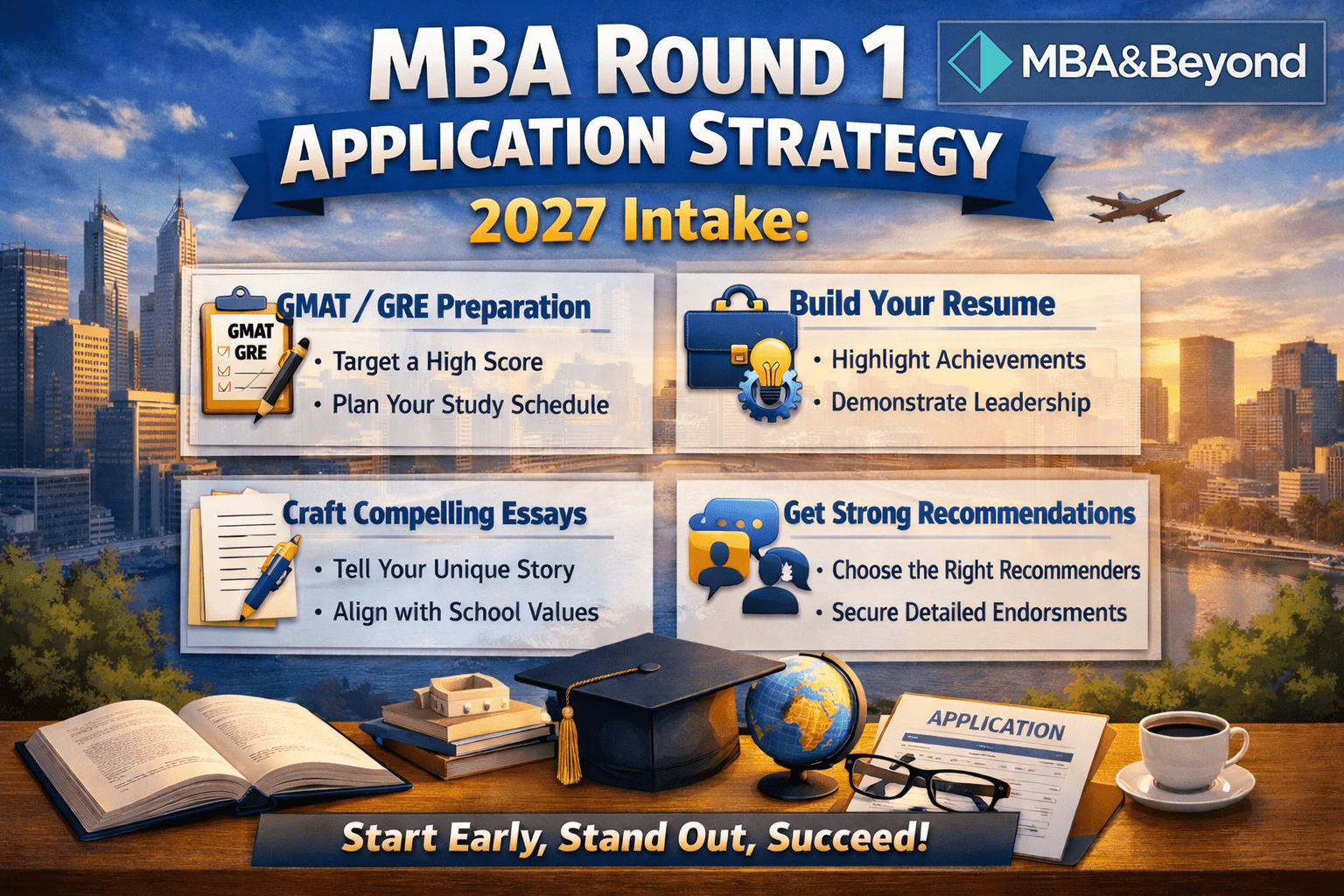 MBA Round 1 Application Strategy: Expert Tips to Get Into Top B-Schools (US & Europe)